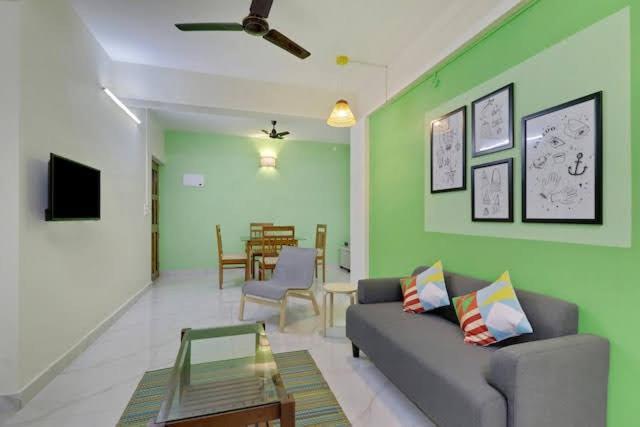 Luxury 2Bhk Apartment Near Calangute Baga Beach With Pool Екстер'єр фото