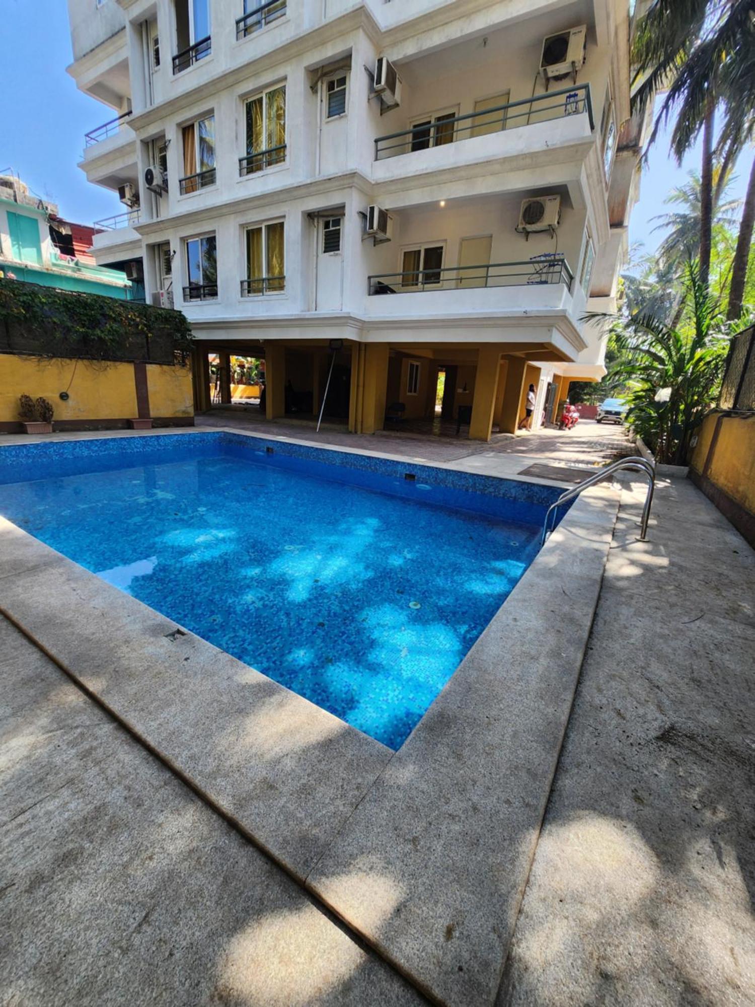 Luxury 2Bhk Apartment Near Calangute Baga Beach With Pool Екстер'єр фото